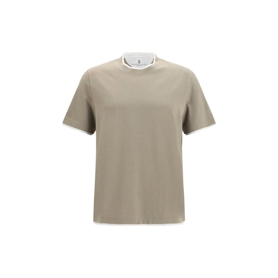 Brunello Cucinelli 100% Cotton t-shirt in beige