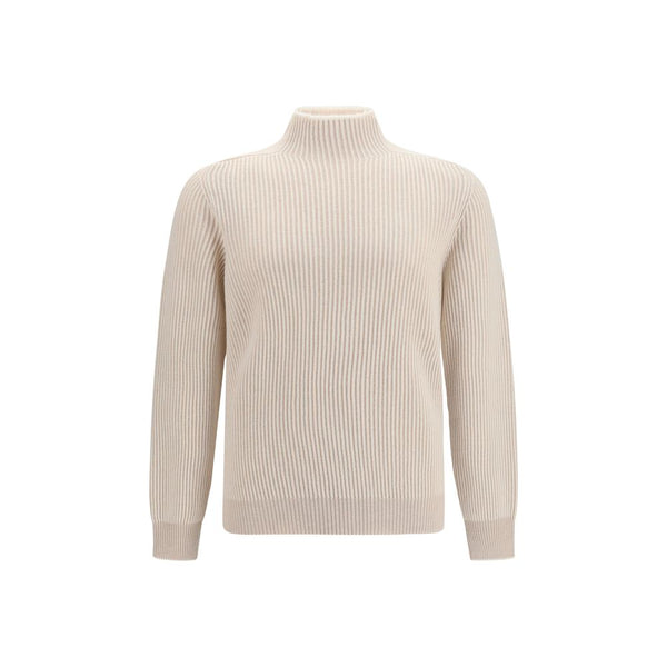 Brunello Cucinelli 100% Cashmere sweater in beige