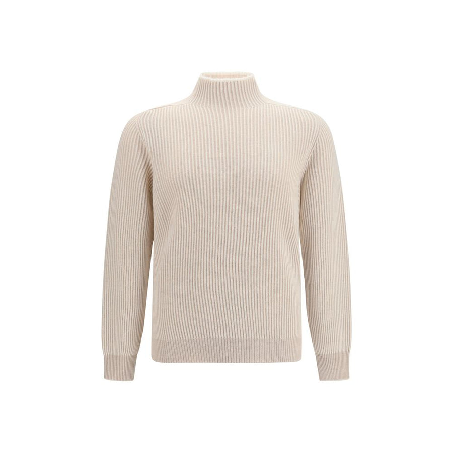 Brunello Cucinelli 100% Cashmere sweater in beige