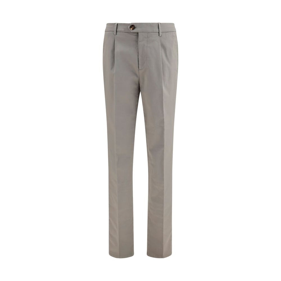 Brunello Cucinelli 97% Cotton 3% Elastane chino pants in gray