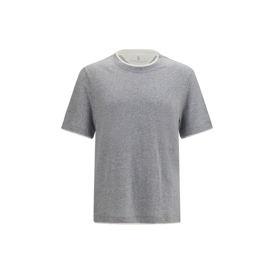 Brunello Cucinelli 100% Cotton t-shirt in gray