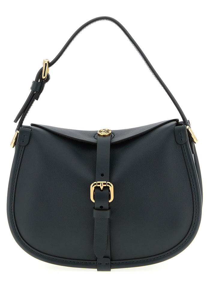 Etro 100% calfskin leather (Bos Taurus) crossbody bag in black