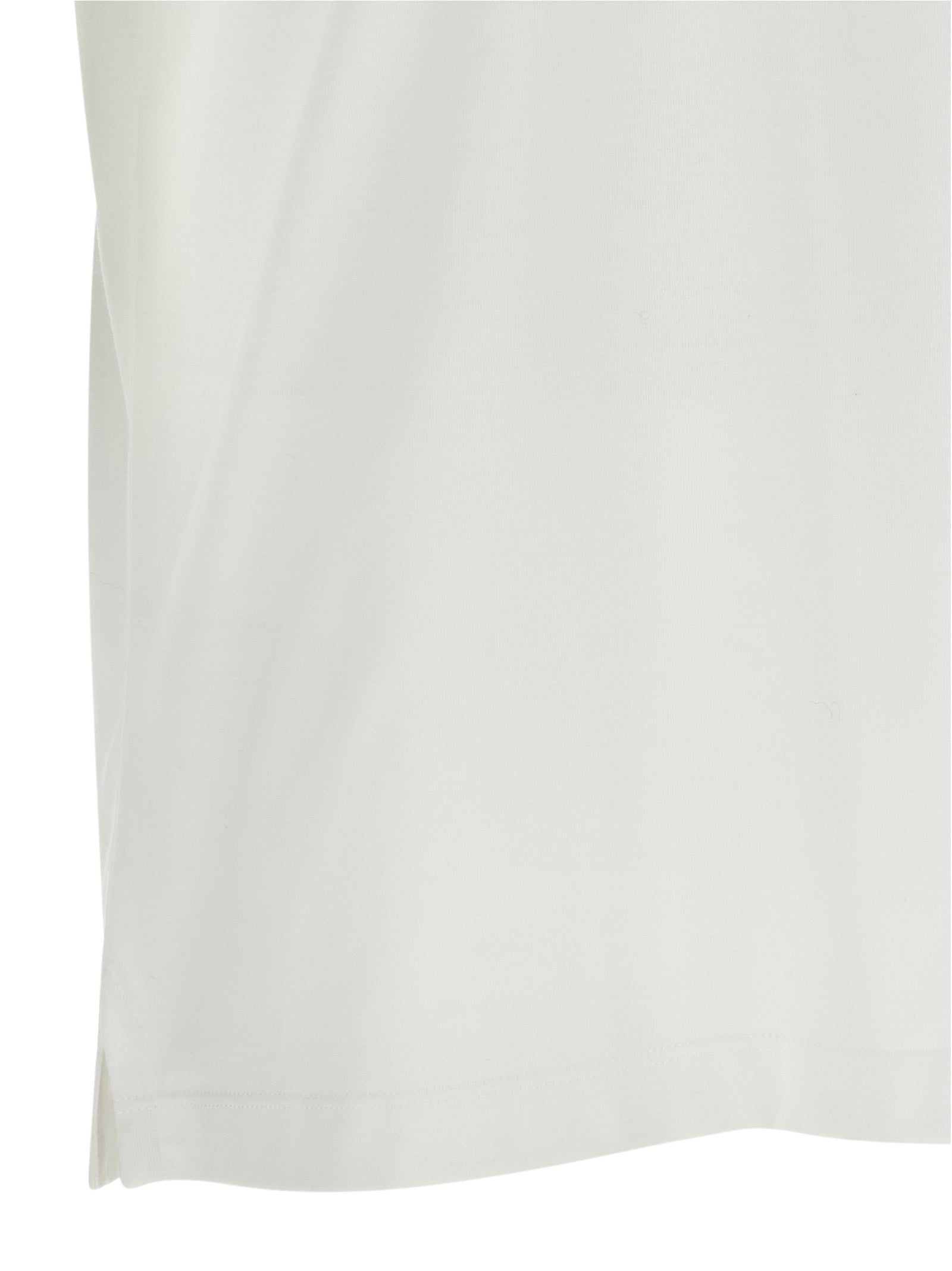 Brioni 100% cotton t-shirt in white — view 4