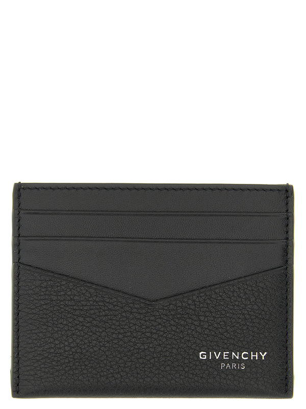 Givenchy 100% calfskin leather card case in black