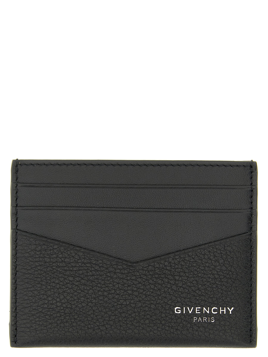 Givenchy 100% calfskin leather card case in black