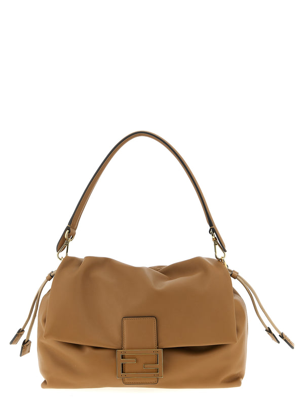Fendi 100% Lamb leather (Ovis aries) shoulder bag in beige