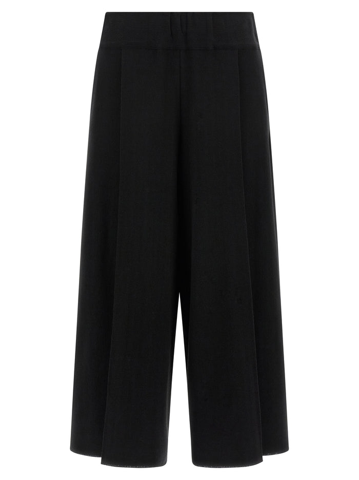 Issey Miyake 50% cotton trousers in black
