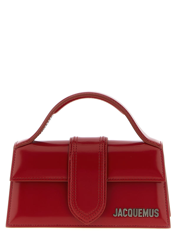 Jacquemus 100% Calfskin Leather top handle bag in red