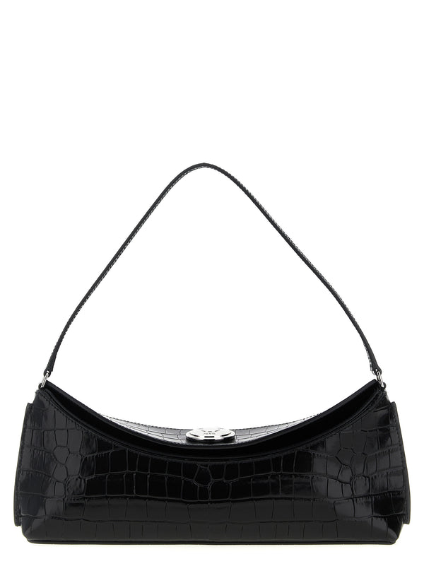 Jacquemus 100% calfskin leather (Bos Taurus) shoulder bag in black