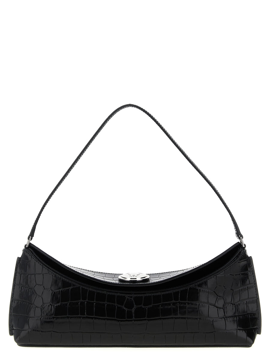 Jacquemus 100% calfskin leather (Bos Taurus) shoulder bag in black