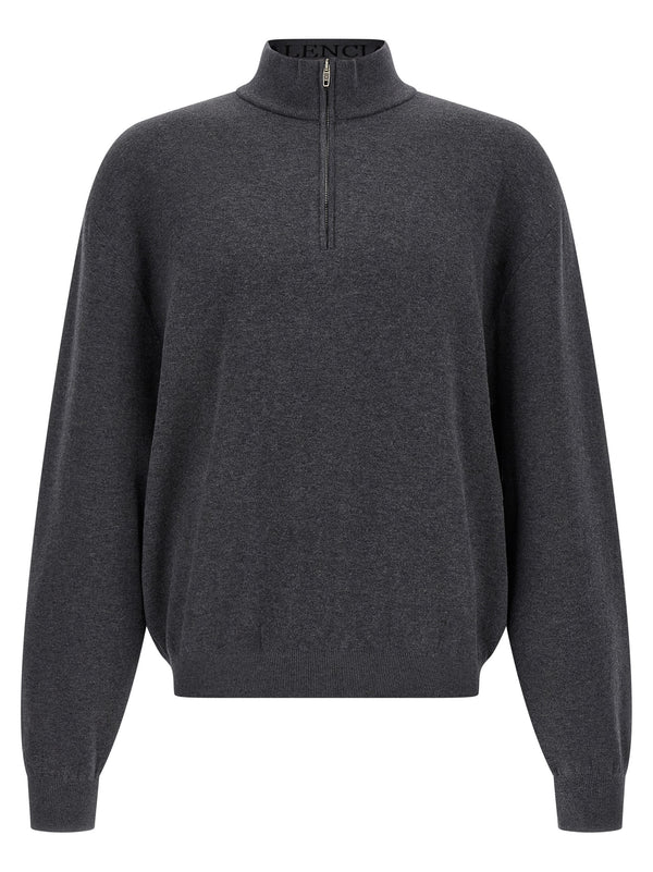 Balenciaga 100% cotton sweater in gray