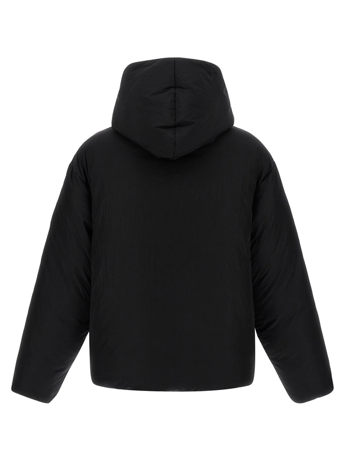 Jacquemus 100% Polyamide down jacket in black — view 2