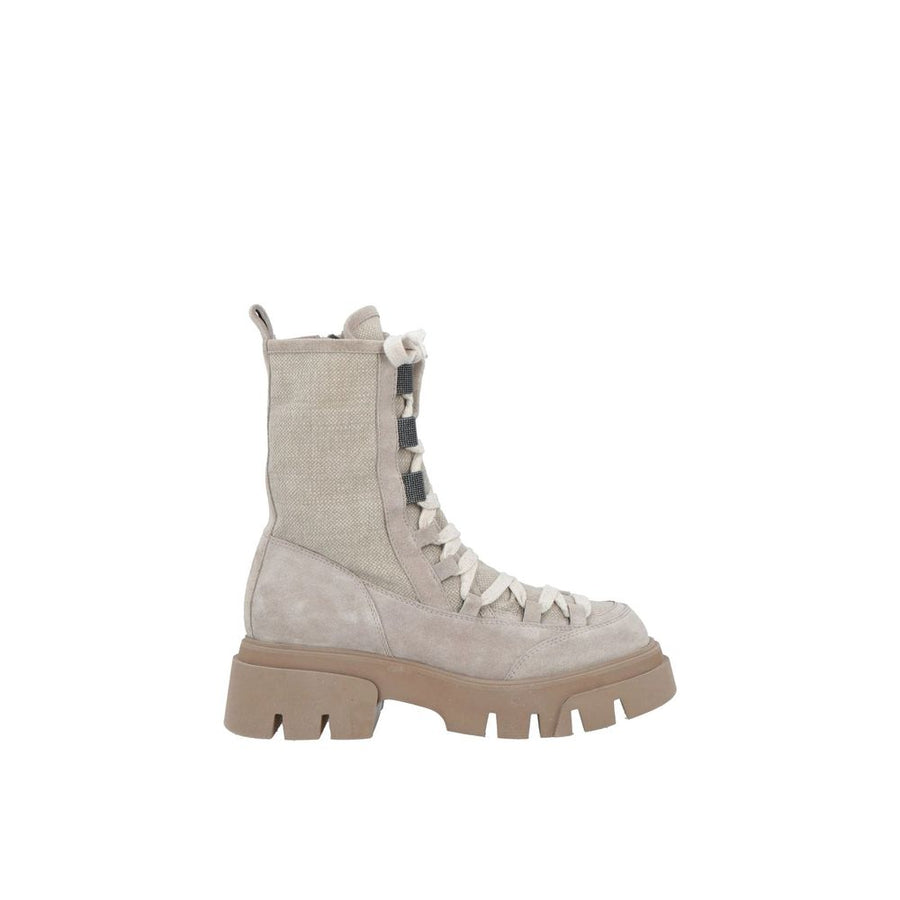 Brunello Cucinelli 100% Leather (outer) boot in beige