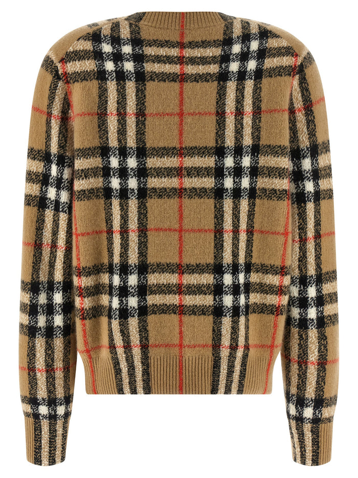 Burberry 54% cashmere sweater in beige — view 2
