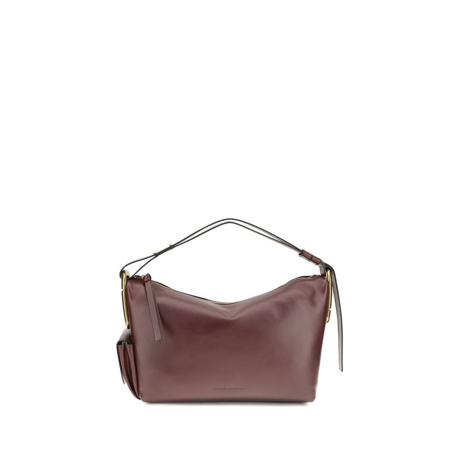 Marc Jacobs 100% Calf Leather Bos Taurus shoulder bag in bordeaux