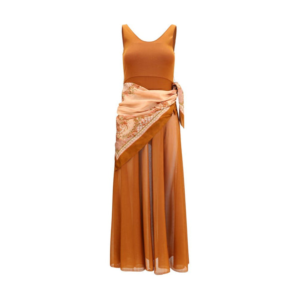 Zimmermann 56% Viscose 41% Polyamide 3% Elastane dress in brown