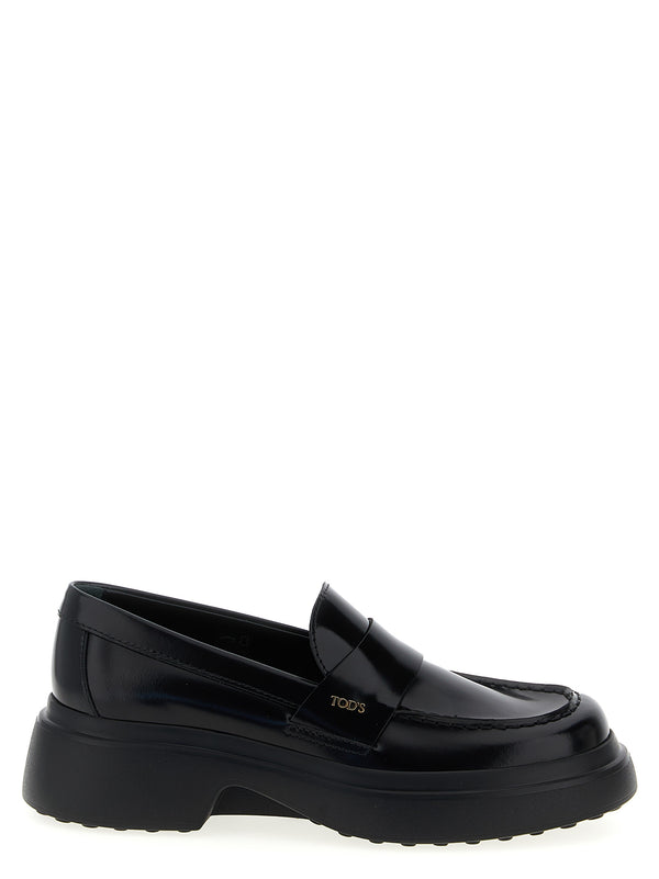 Tod's 100% Calfskin Leather loafer in black