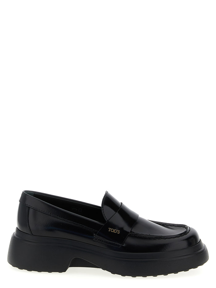 Tod's 100% Calfskin Leather loafer in black