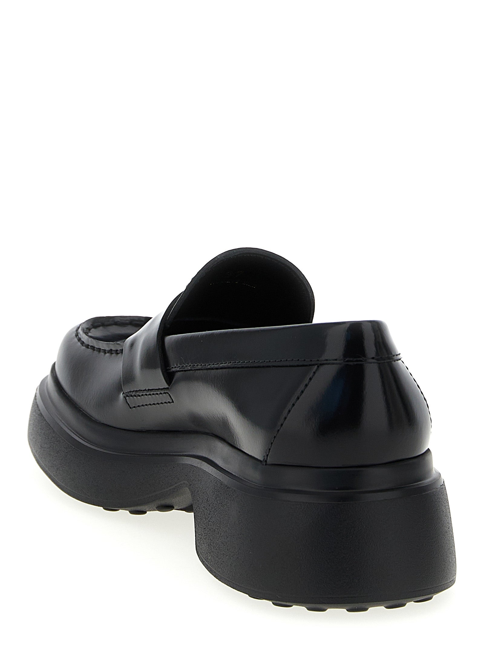 Tod's 100% Calfskin Leather loafer in black — view 3