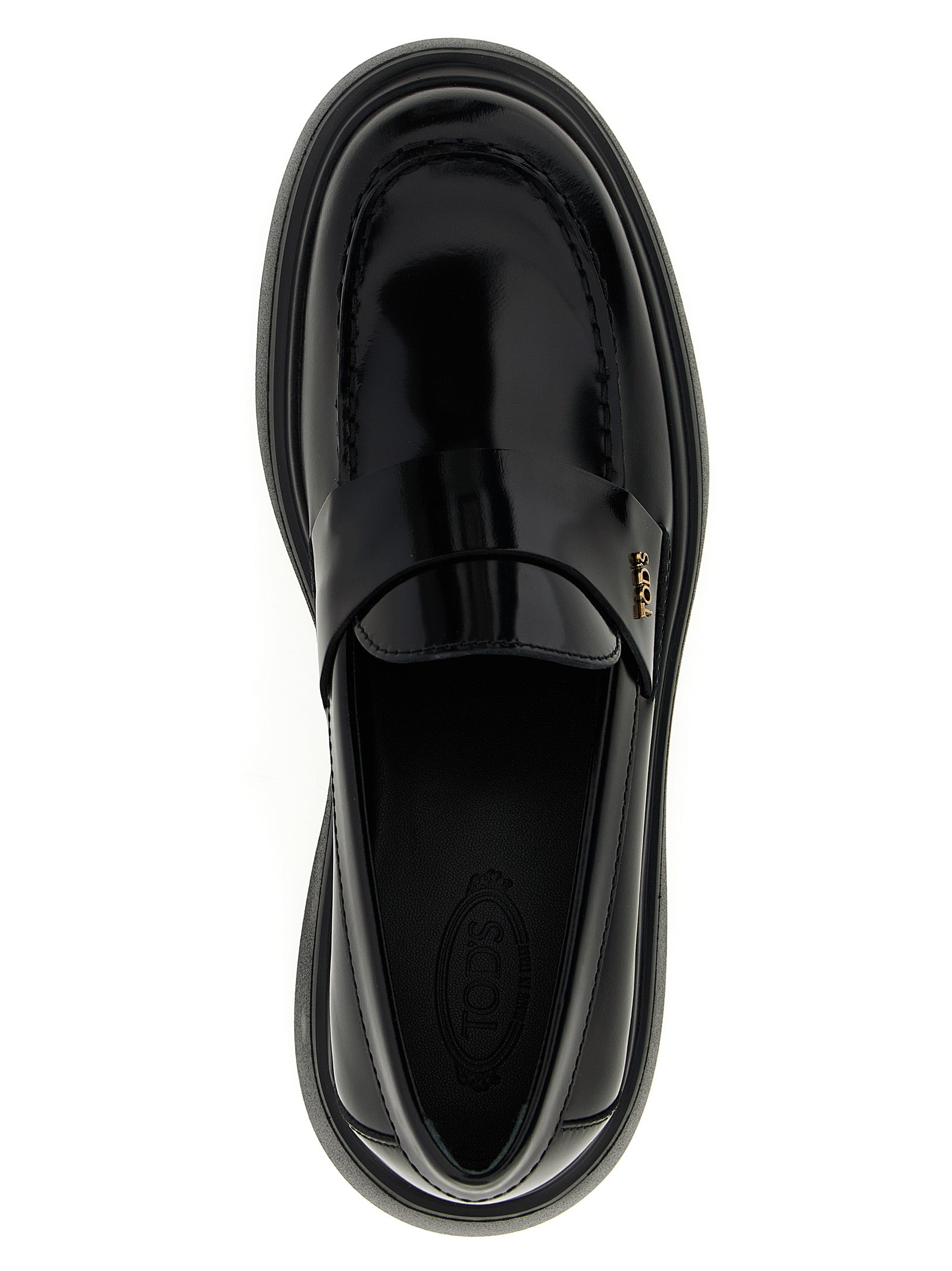 Tod's 100% Calfskin Leather loafer in black — view 4