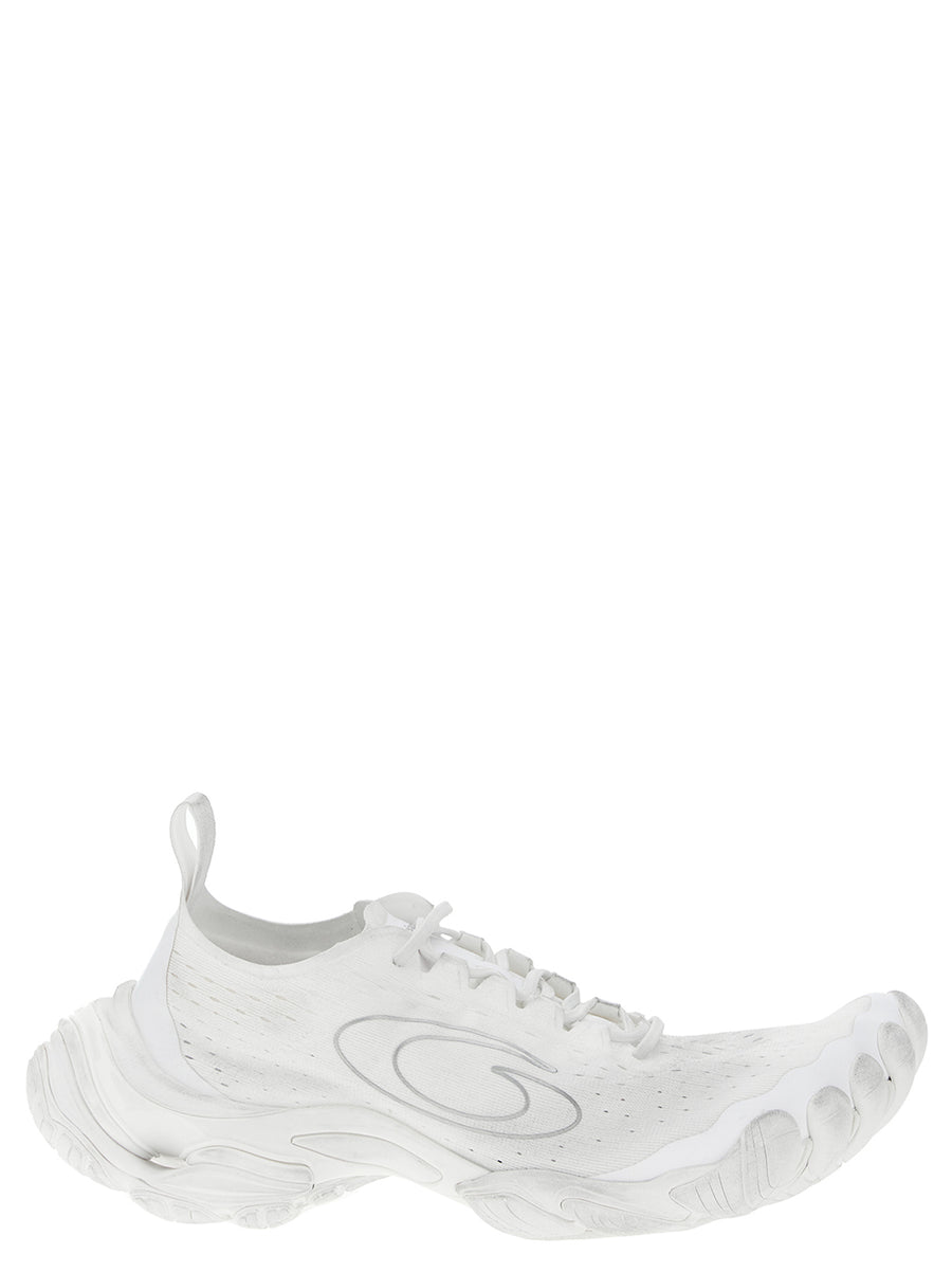 Balenciaga 85% polyester sneaker in white