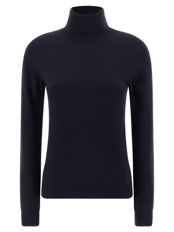 Balenciaga 92% Cashmere sweater in navy