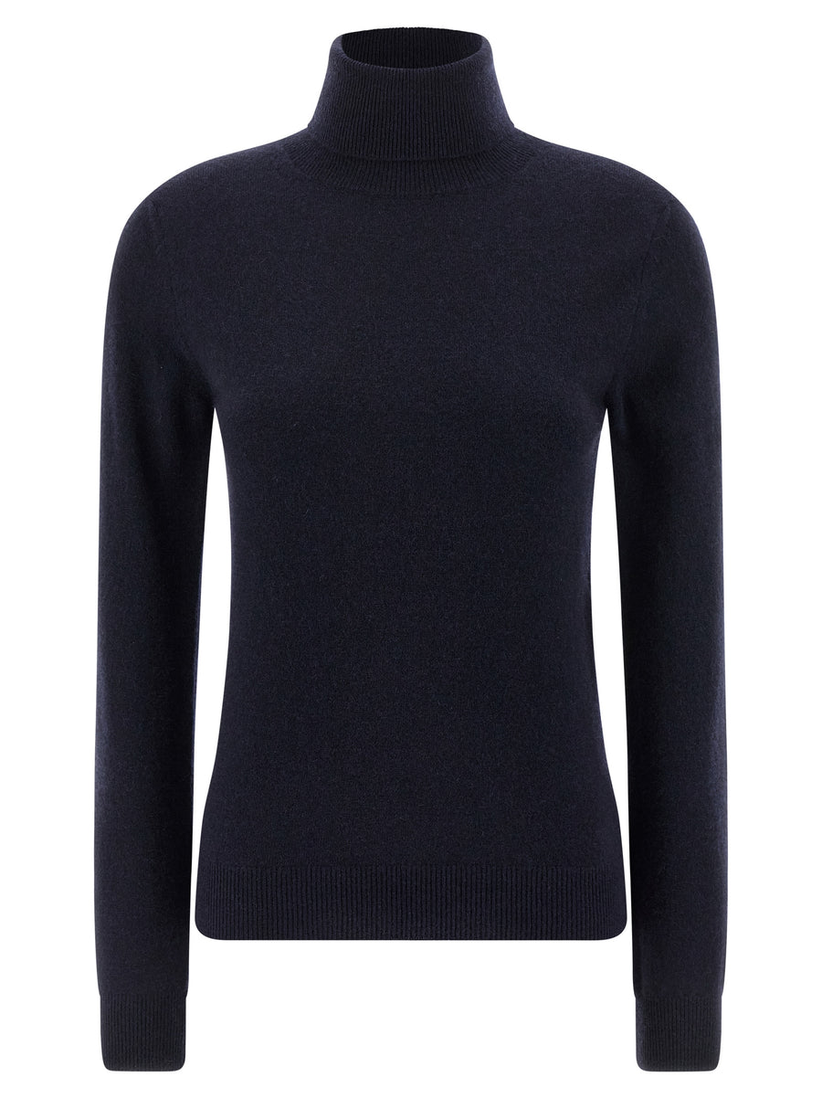 Balenciaga 92% Cashmere sweater in navy