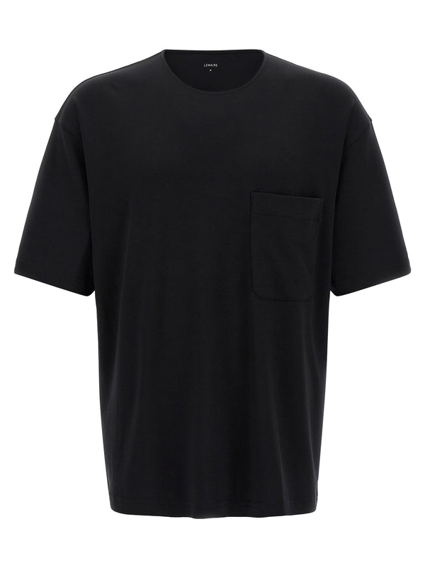 Lemaire 80% Cotton t-shirt in black