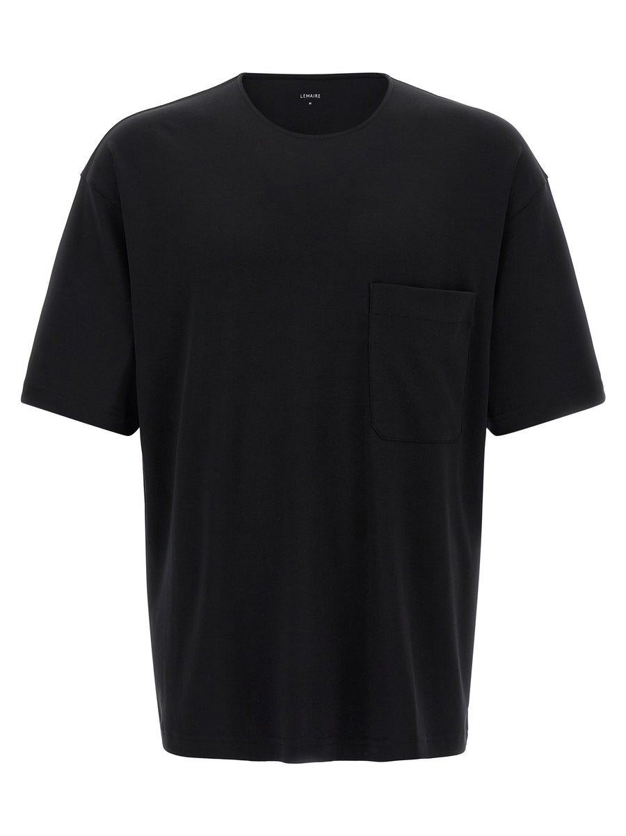 Lemaire 80% Cotton t-shirt in black