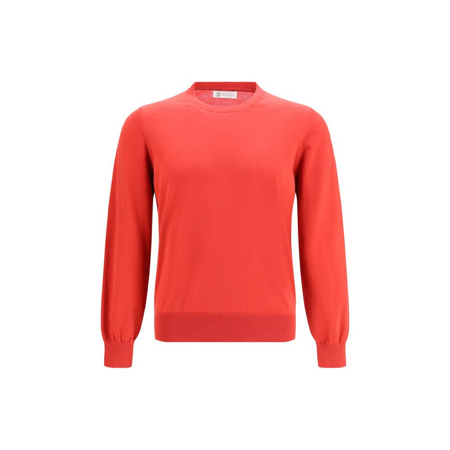 Brunello Cucinelli 100% Cotton sweatshirt in red