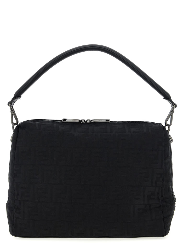Black Polyamide Shoulder Bag
