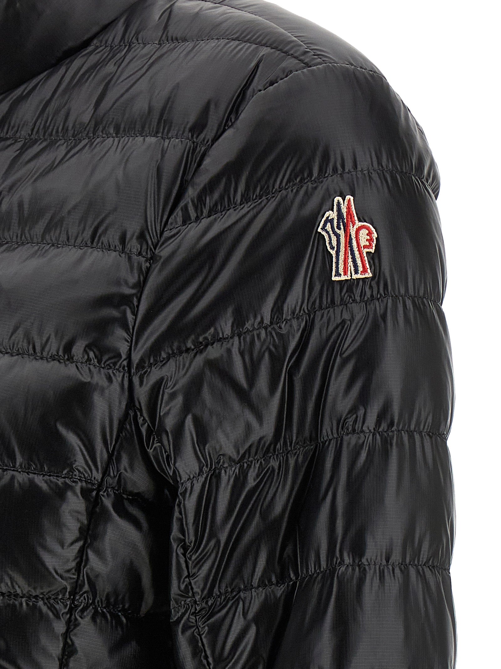 Moncler Grenoble 100% polyamide (shell) down jacket in black — view 4