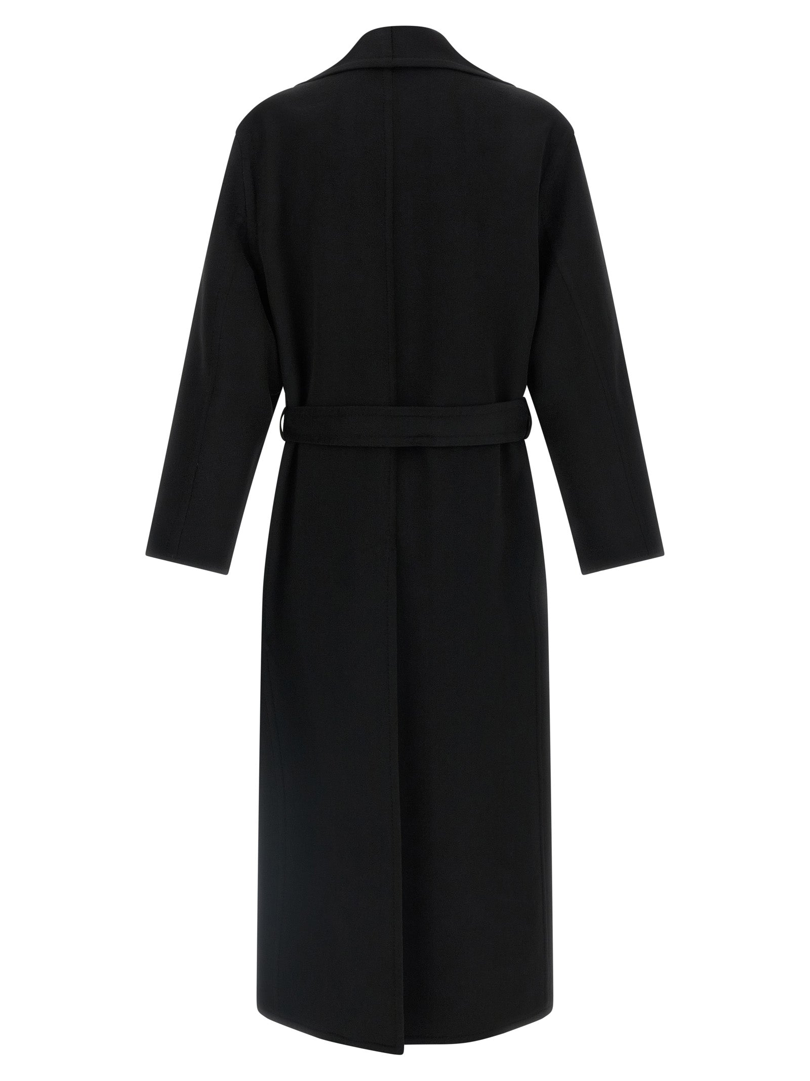Tom Ford 90% Virgin Wool coat in black — view 2