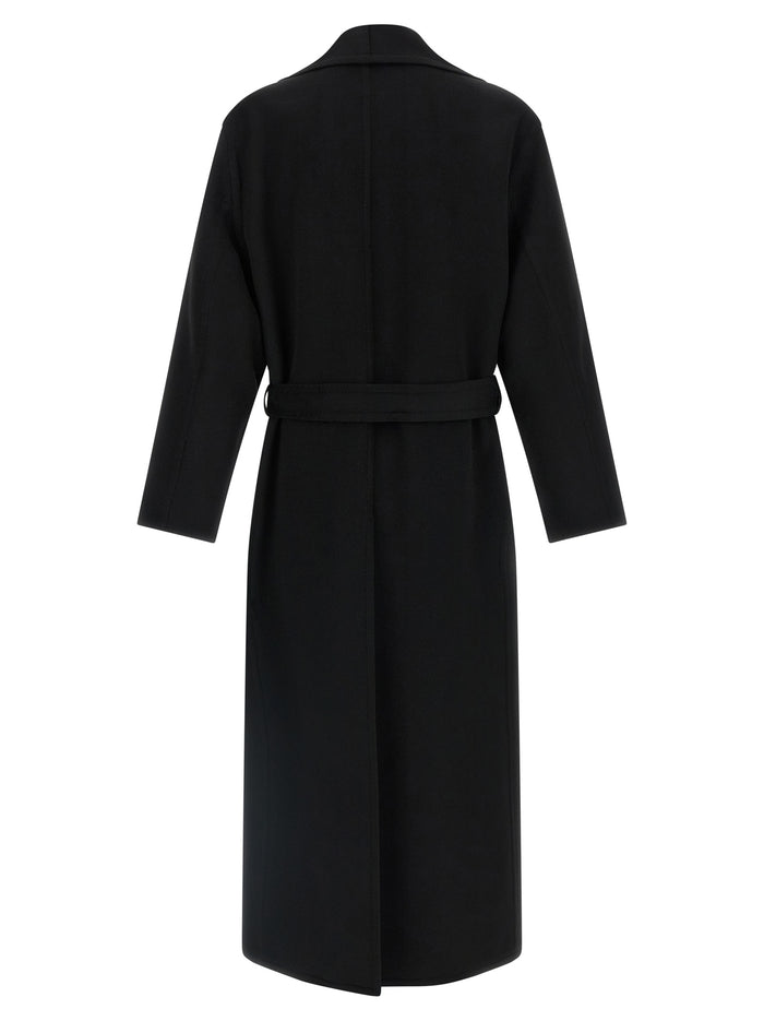 Tom Ford 90% Virgin Wool coat in black — view 2