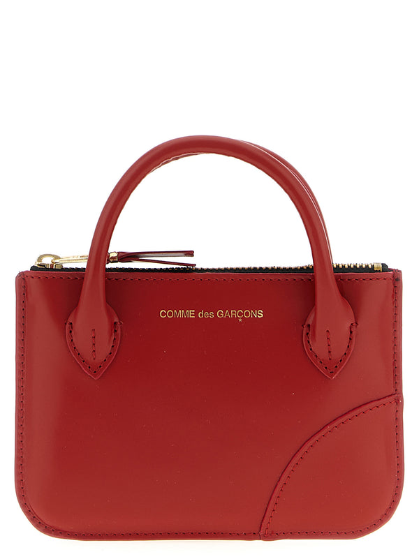 Comme des Garçons 100% cowhide wallet in red