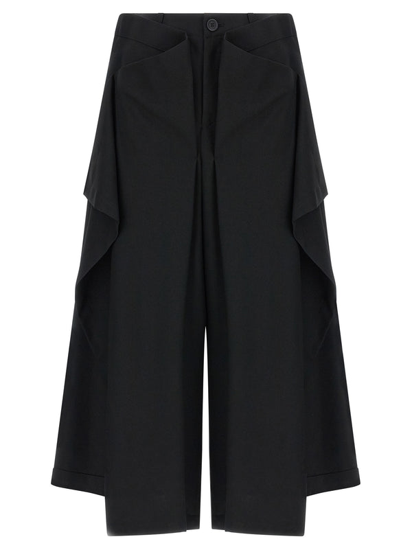 Issey Miyake 100% Wool trousers in black