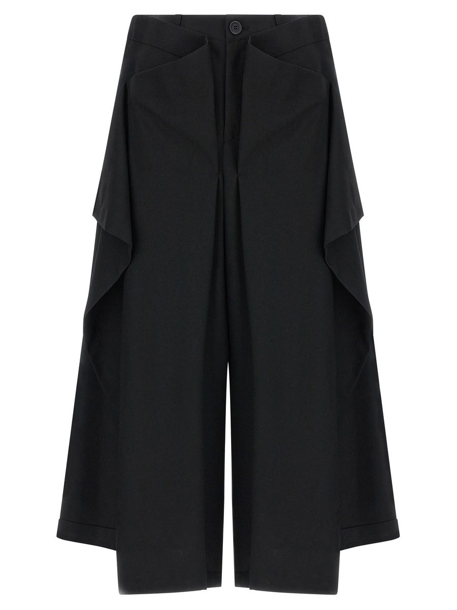 Issey Miyake 100% Wool trousers in black
