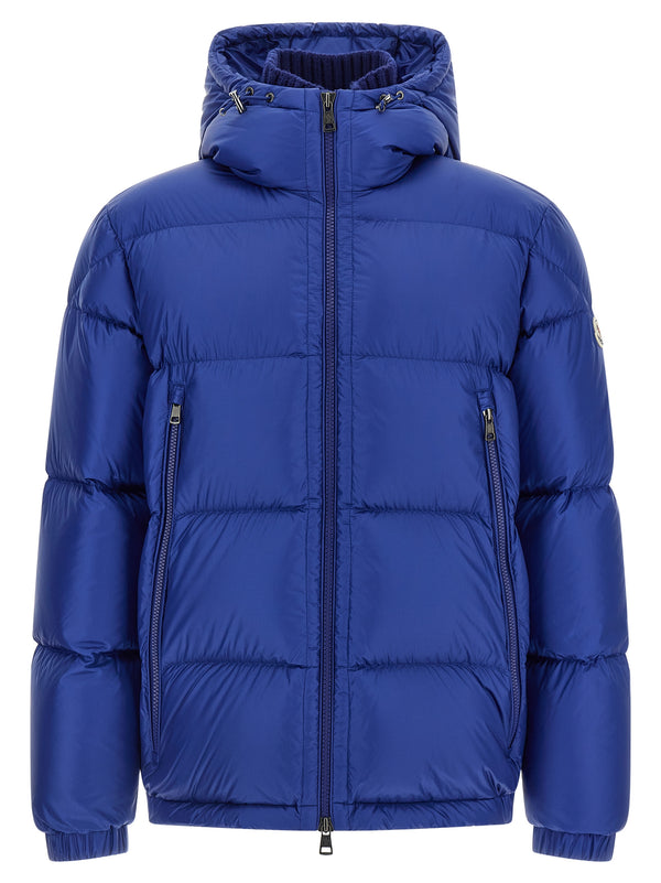 Moncler 100% Polyamide down jacket in blue