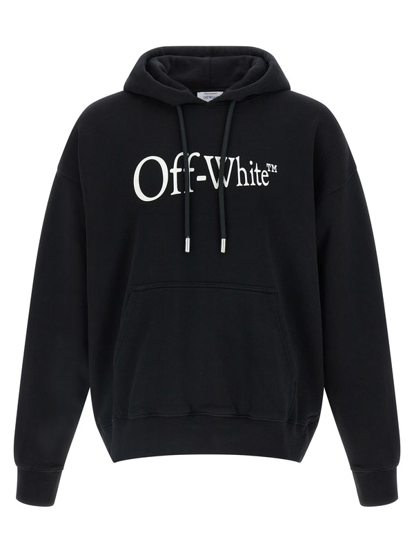 Off-White 100% Cotton hoodie in black