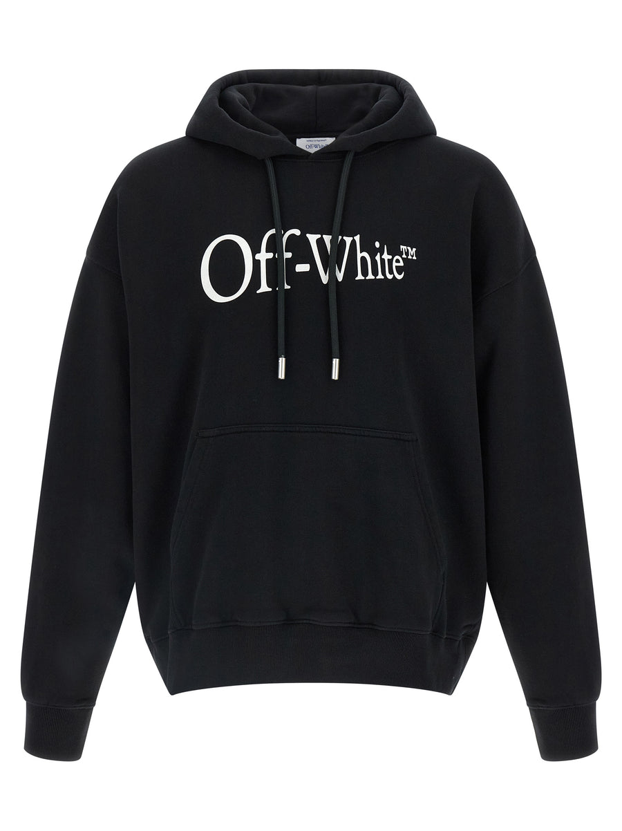 Off-White 100% Cotton hoodie in black