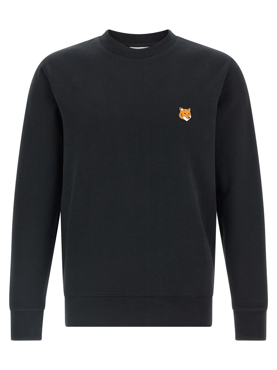 Maison Kitsuné 100% Cotton sweatshirt in black