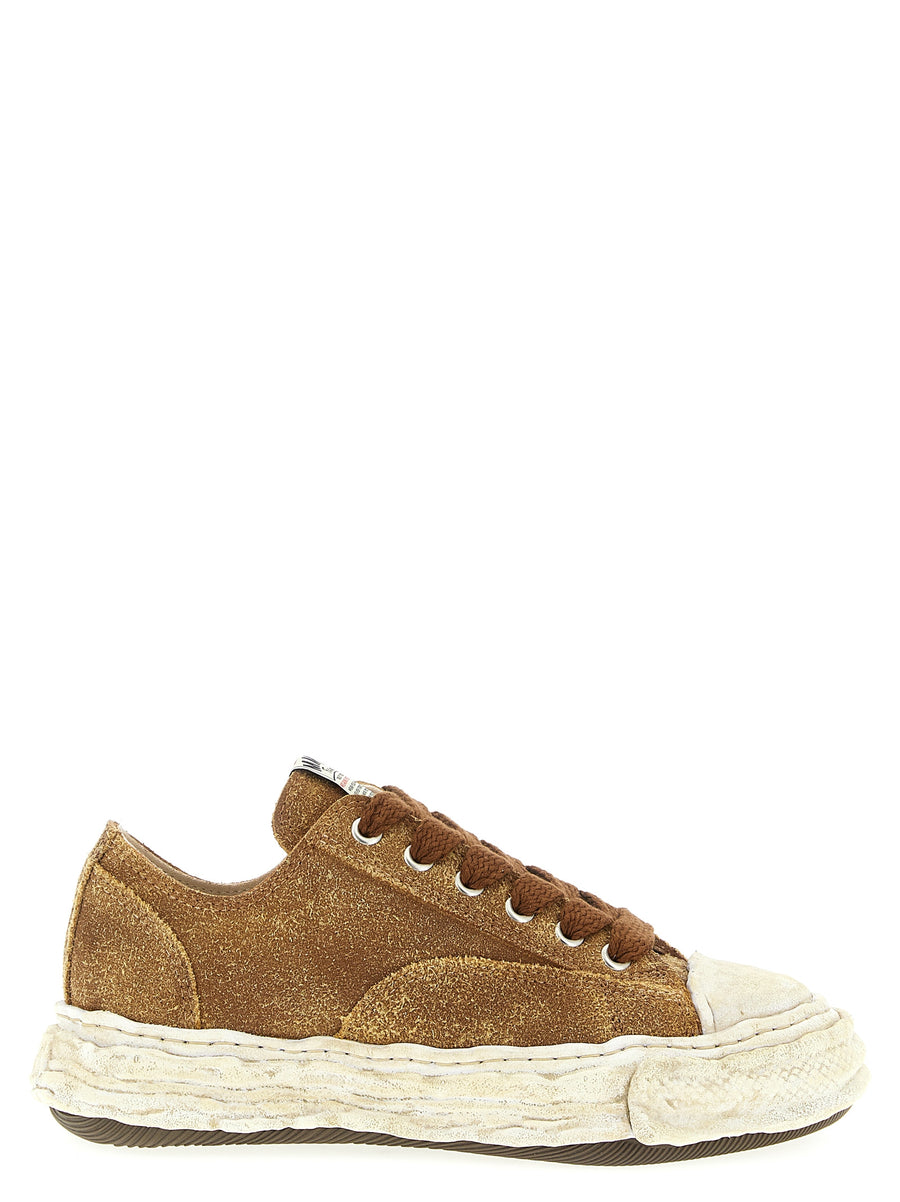 Maison Mihara Yasuhiro 100% cow leather (Bos Taurus) sneaker in brown