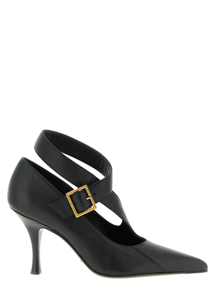 Khaite 100% lamb leather (Ovis aries) pump in black