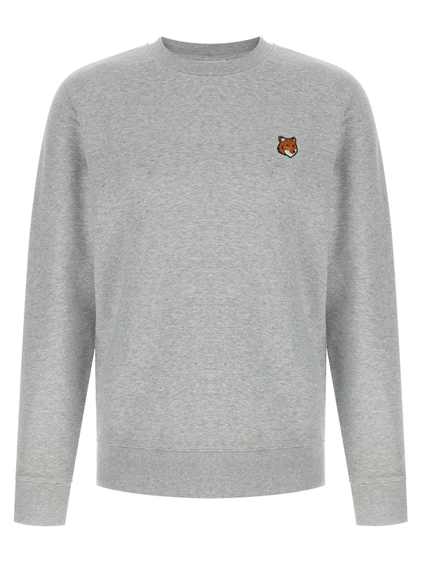 Maison Kitsuné 100% Cotton sweatshirt in gray