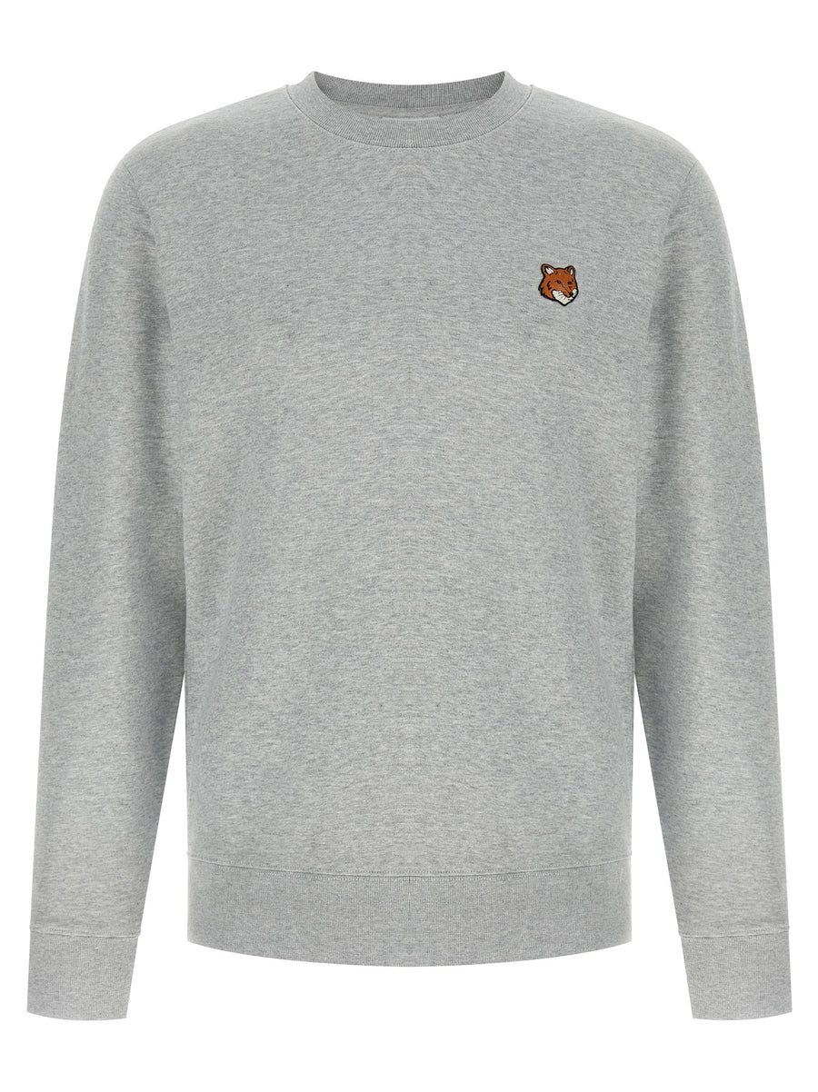 Maison Kitsuné 100% Cotton sweatshirt in gray