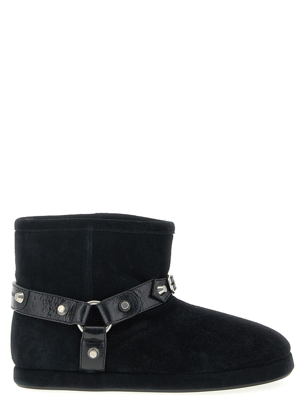 Balenciaga 90% calf leather ankle boot in black
