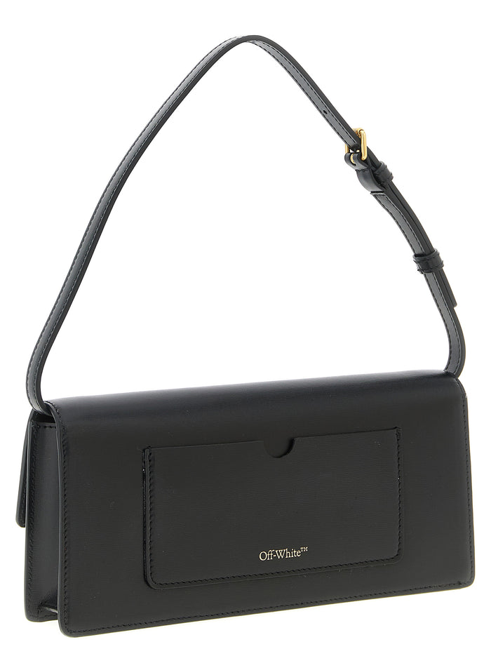 Off-White 60% polyester shoulder bag in black — view 2