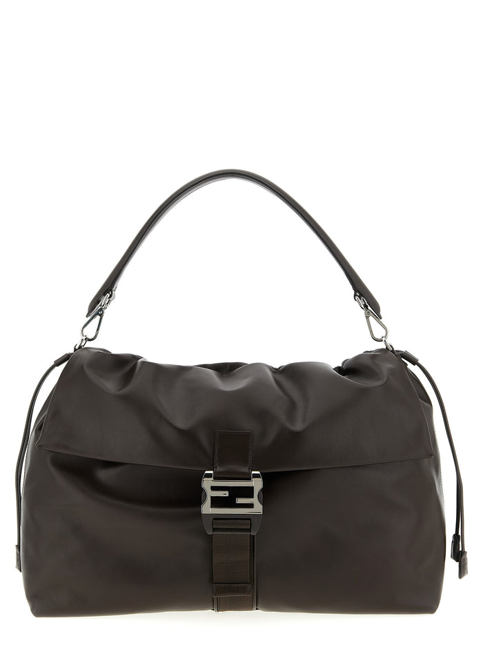 Brown Calfskin Handbag Bag