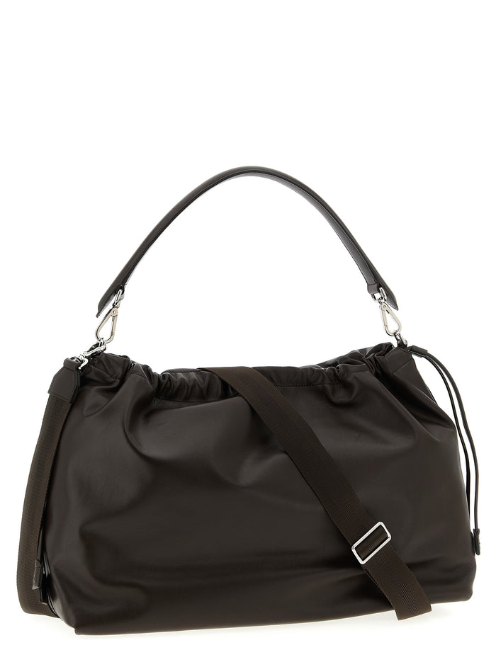 Brown Calfskin Handbag Bag