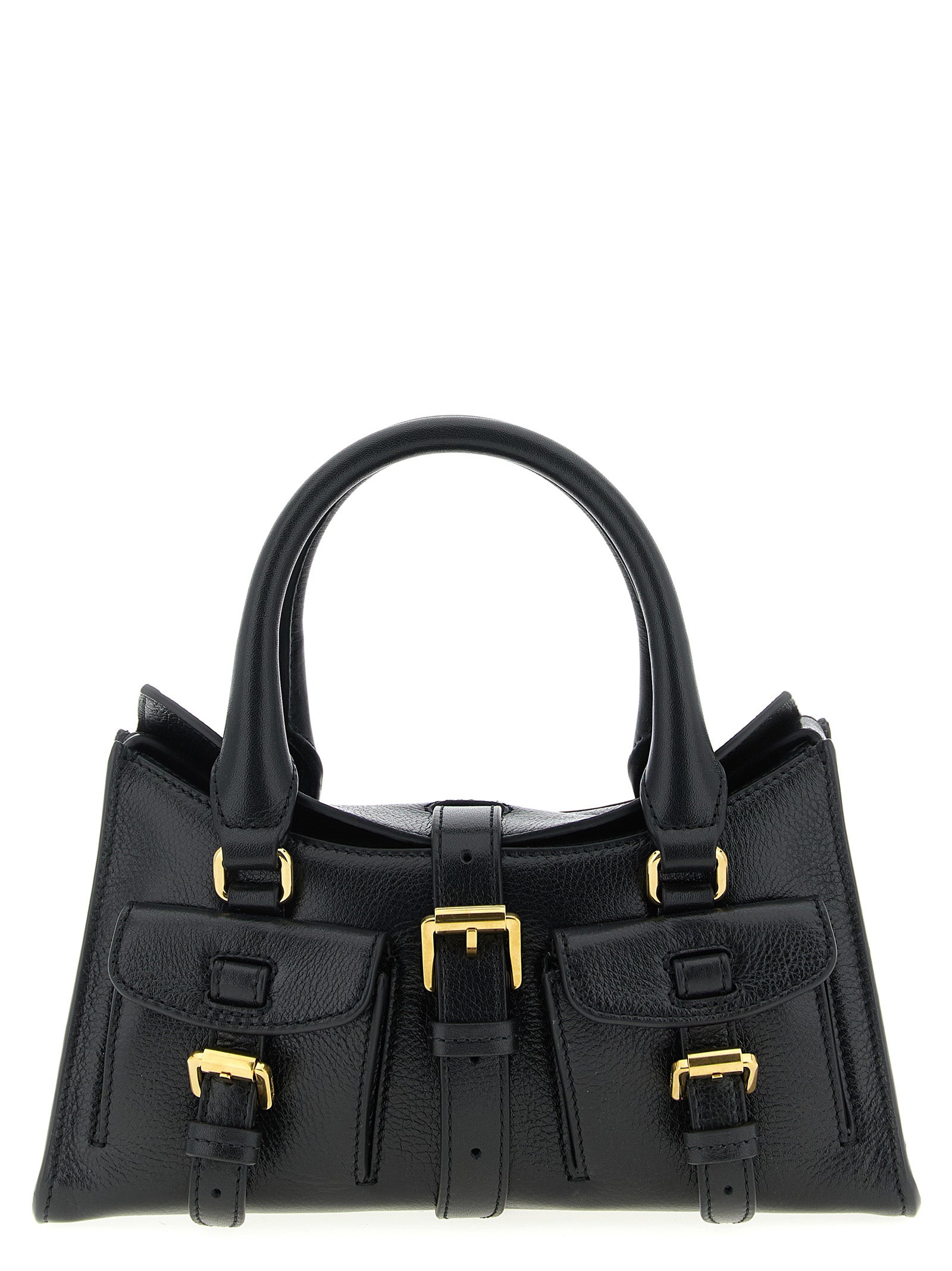 Black Calfskin Handbag Bag